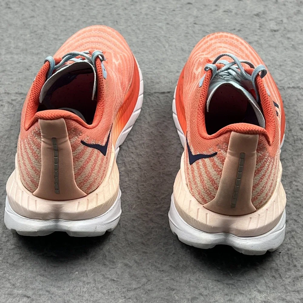 Hoka One One Mach 5 Everyday Training Shoes Women's 10.5 Peach Pink Race Running